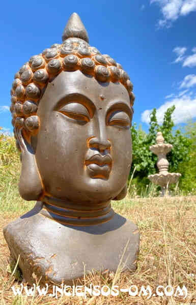 Cabeza buda de piedra óxido 30 kg